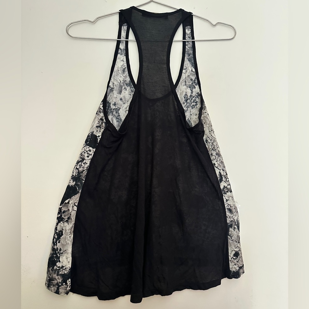 Whetherly Vintage Floral black and white Tank Top - Picture 4 of 10